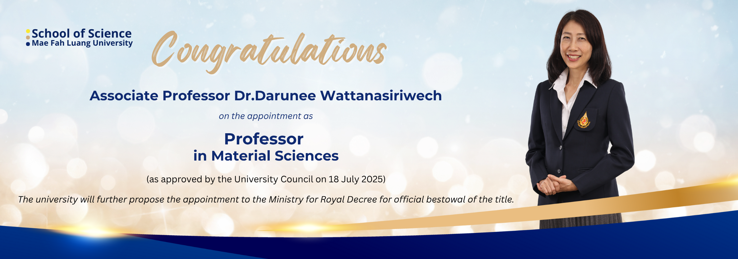 Congrats Darunee